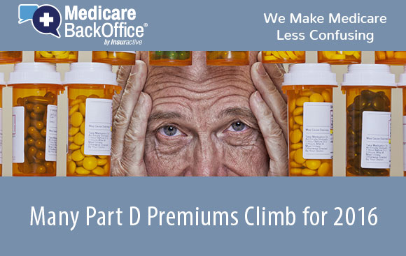 Many Part D Premiums Climb for 2016 